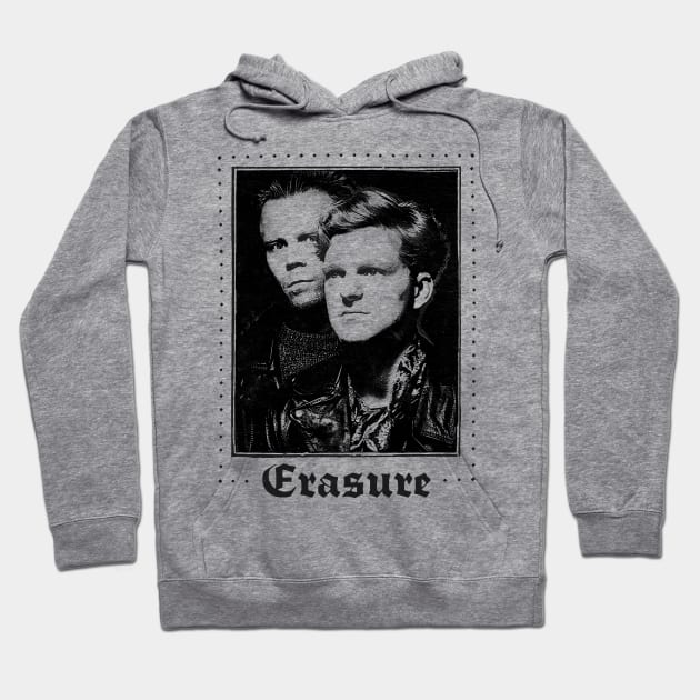 Erasure ------ 80s Retro Design Hoodie by DankFutura